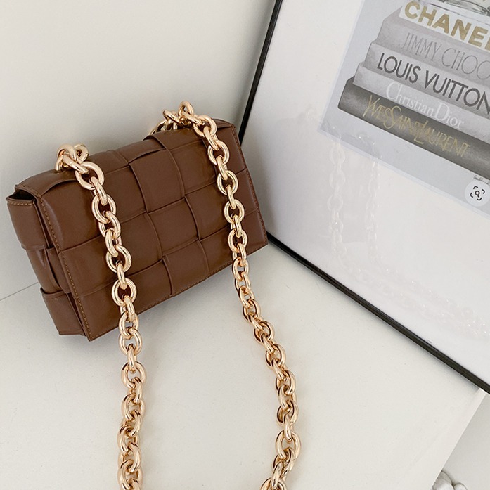 Buy Gold-tone Chain Bag Strap With Leather for Chanel Replacement Online in  India 